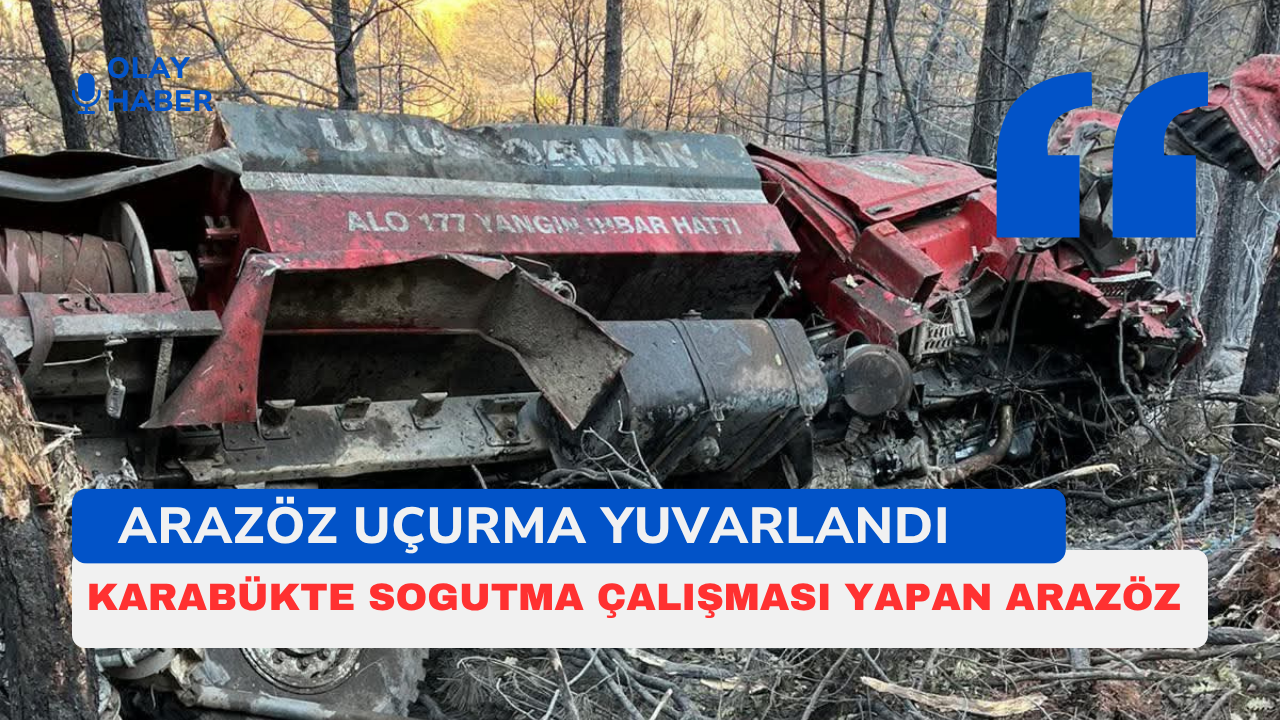 Arazöz Uçuruma Uçtu