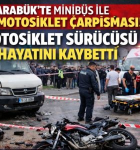Motor Sürücüsü Hayatını Kaybetti