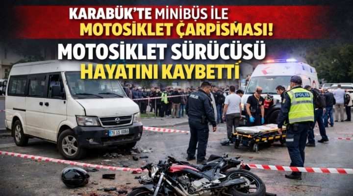 Motor Sürücüsü Hayatını Kaybetti