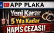 APP PLAKALAR İLE İLGİLİ YENİ KARAR